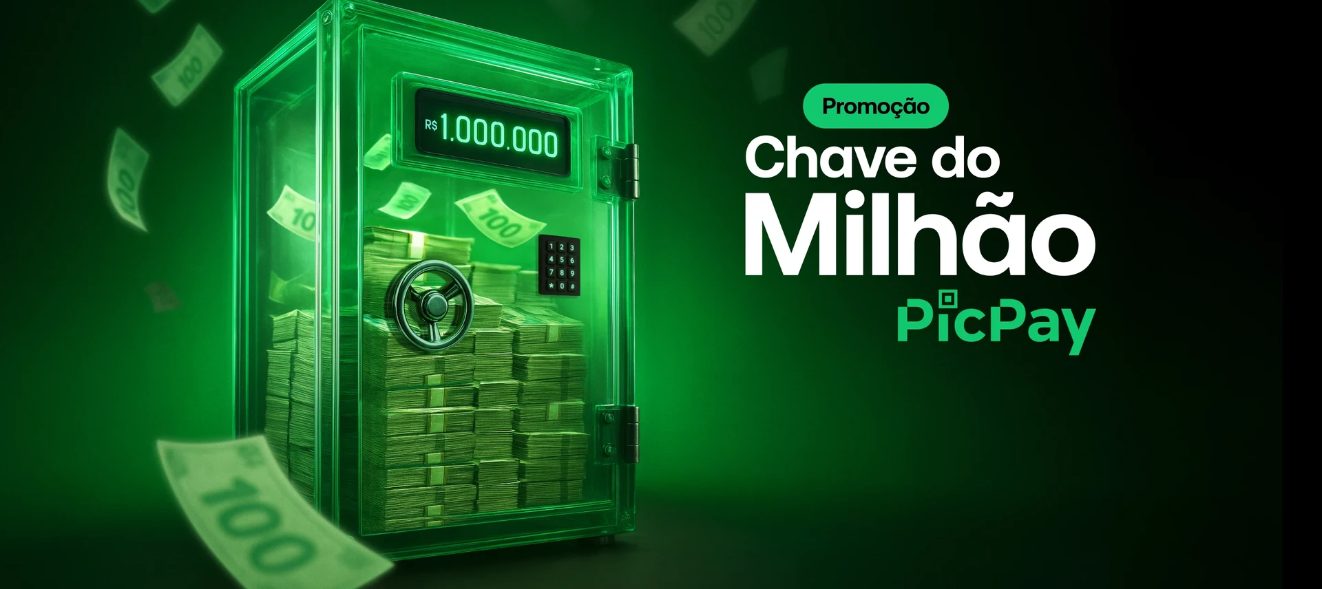 Imagem de fundo da promoção Chave do Milhão