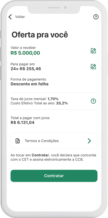 Oferta para você