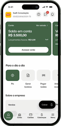Gif do aplicativo de PicPay empresas